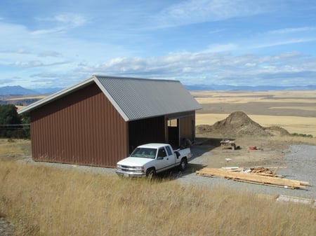 service entrance to an external structure