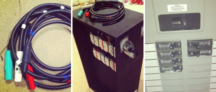 stage lighting cable