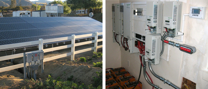 solar with thhn and welding cable
